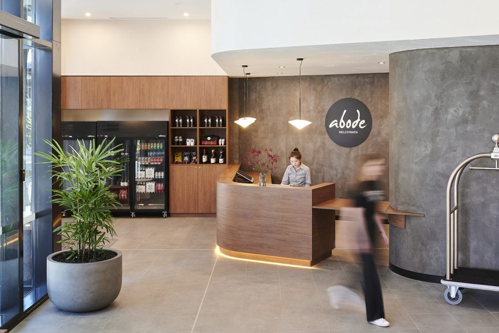 Interior photography of Abode Hotel In Belconnen, Canberra