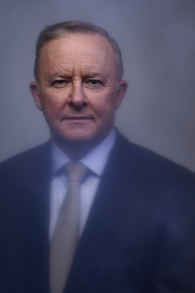 Editorial photo of Prime Minister Anthony Albanese. 